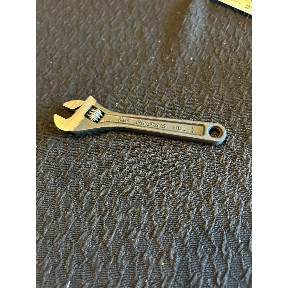 Crescent‎ Tool 4" Adj.  Wrench Crestoloy Steel USA orig. black finish pristine